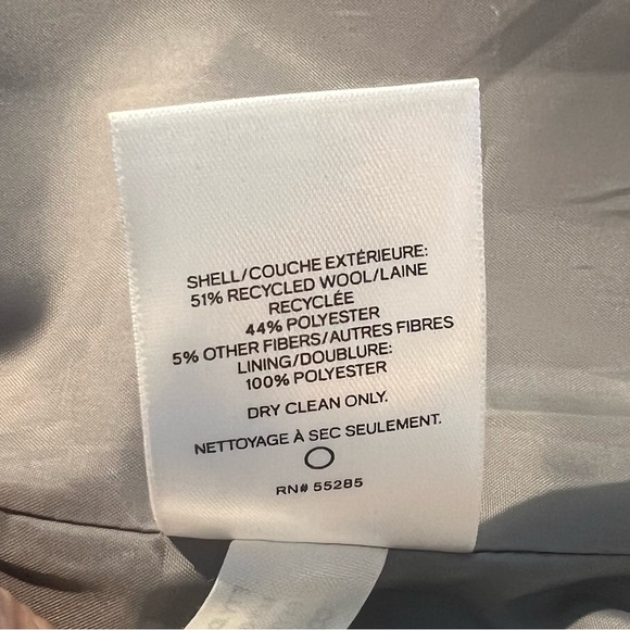 Express Grey wool pea coat XS - Picture 12 of 12